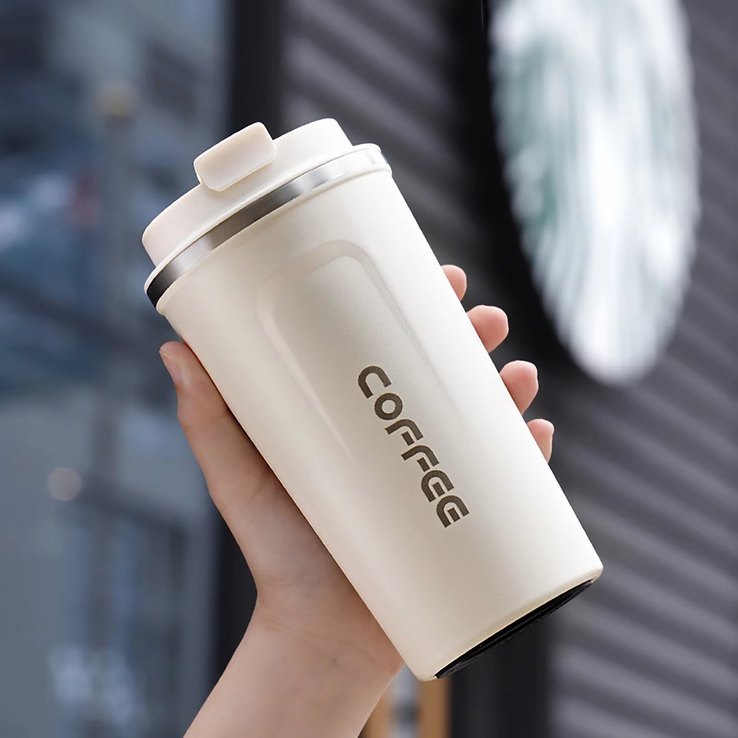 380/510Ml Thermo Coffee Cup Mug Keep Warm Hot Cold for Juice Tea Water Ice Beverage School Insulated Stainless Steel Leakproof