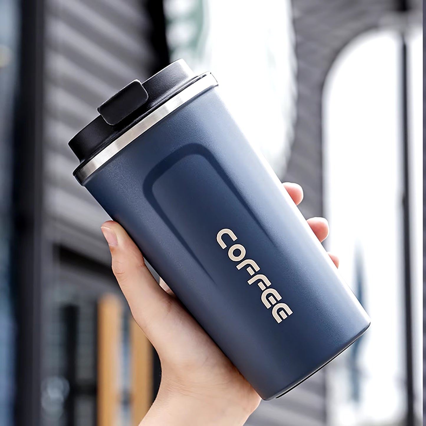 380/510Ml Thermo Coffee Cup Mug Keep Warm Hot Cold for Juice Tea Water Ice Beverage School Insulated Stainless Steel Leakproof