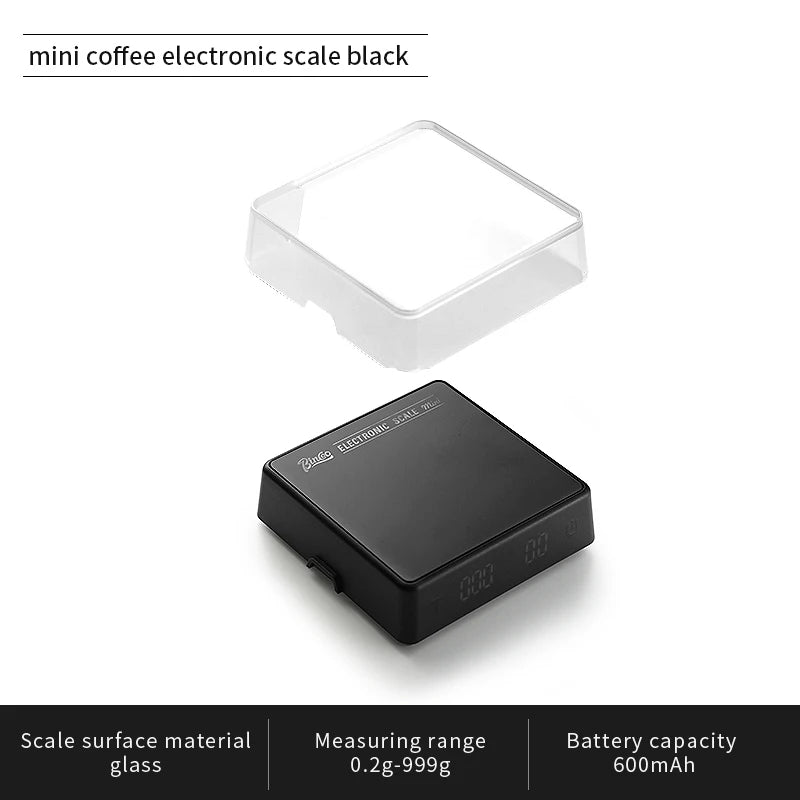Bincoo Electronic Coffee Scale Italian Coffee Bean Weighing Smart Hand Made Mini Professional Coffee Scale Coffee Equipment