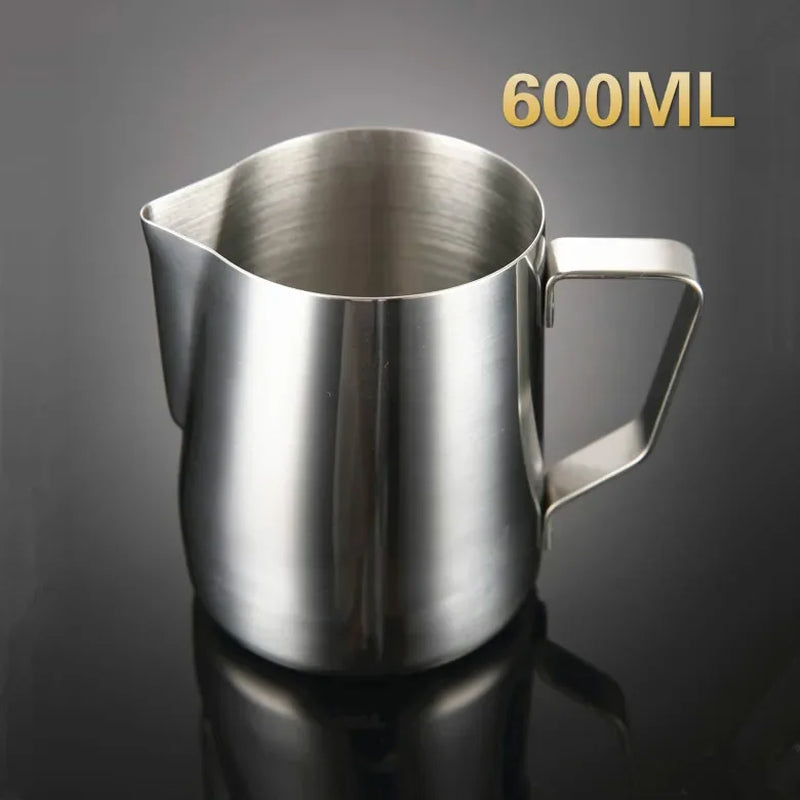 350/600Ml Stainless Steel Milk Jug Espresso Cooker Coffee Barista Frother Pitcher Steaming Frother Latte Cup Coffee Maker