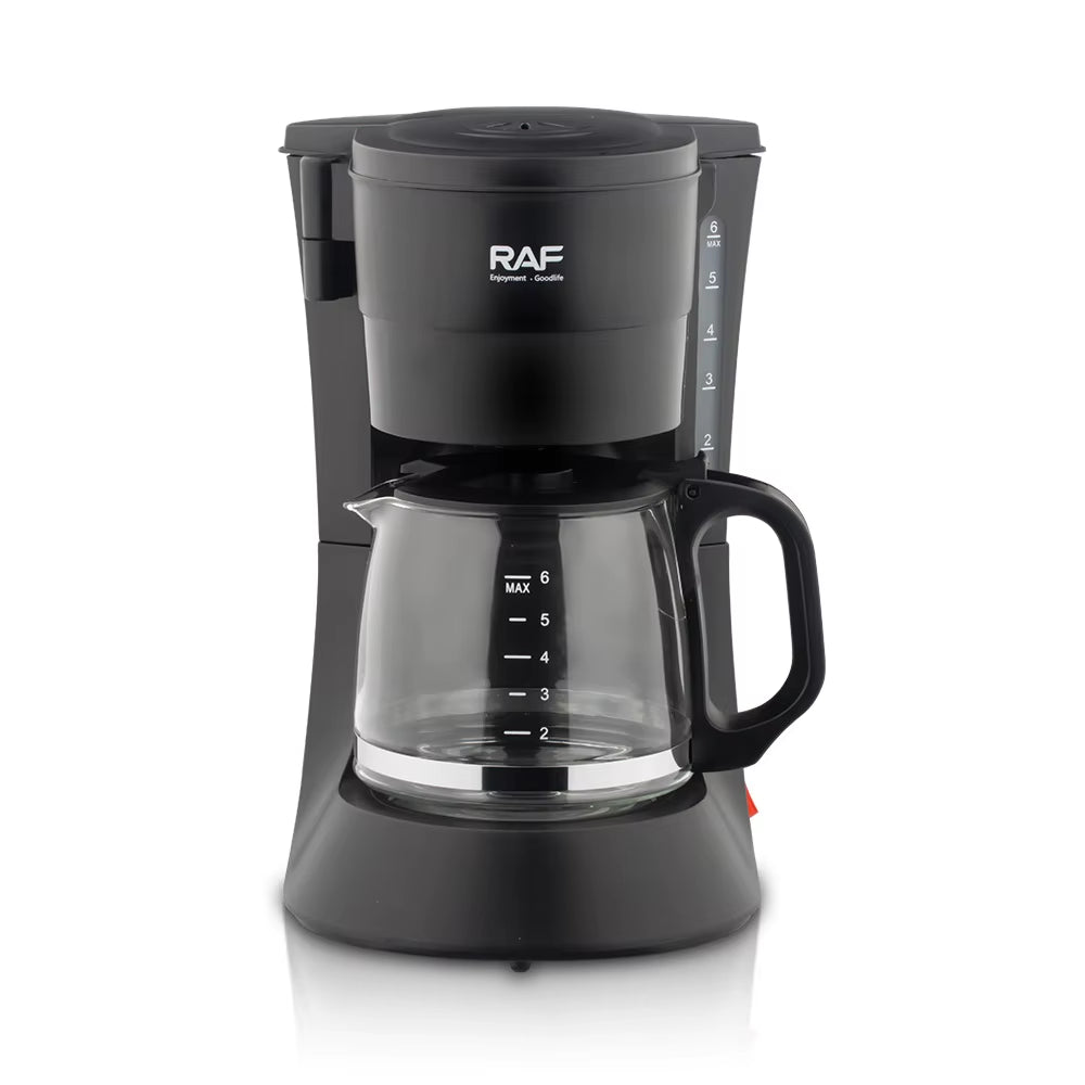 0.6L Electric Drip Coffee Maker – 5-Cup Compact Machine for Home or Office (600W, 220V)